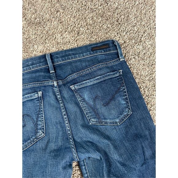 citizens of humanity Avedon Ultra Skinny Cut Off Capri Jeans Women’s 29 Denim - Picture 13 of 13